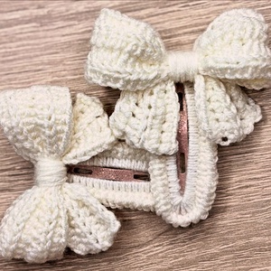 Horgolt midi hajcsat - Meska.hu