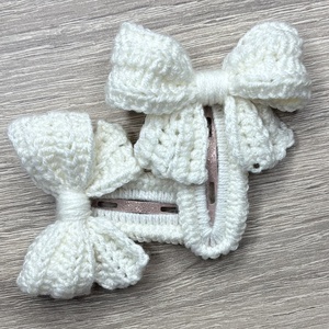 Horgolt midi hajcsat - ruha & divat - hajdísz & hajcsat - hajcsat & hajtű - Meska.hu