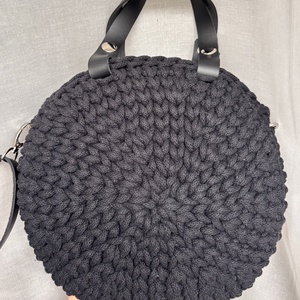 Horgolt jázmin mintás táska - táska & tok - kézitáska & válltáska - vállon átvethető táska - Meska.hu