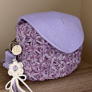 Jázmin crossbody táska - táska & tok - kézitáska & válltáska - vállon átvethető táska - Meska.hu