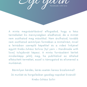 Horgolt makkos tároló oktatóvideó - diy (csináld magad) - szabásminta, útmutató - horgolási minta - Meska.hu