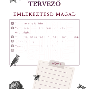 Új élet a gyerekek kirepülése után- Heti tervező - otthon & életmód - papír, írószer - jegyzetfüzet & napló - Meska.hu