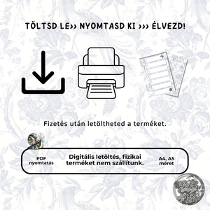 Egyszerű tervező - otthon & életmód - papír, írószer - jegyzetfüzet & napló - Meska.hu