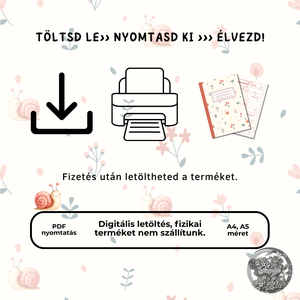 Letölthető tervező- Csigás - otthon & életmód - papír, írószer - naptár & tervező - Meska.hu
