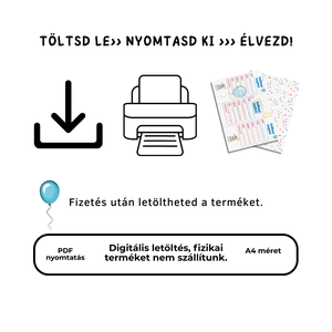 Digitális szülinapi meghívó - otthon & életmód - papír, írószer - meghívó - születésnapi meghívó - Meska.hu