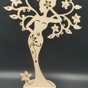 Női alakot ábrázoló ékszertartó fa - ékszer - ékszertartó - ékszertartó állvány - Meska.hu