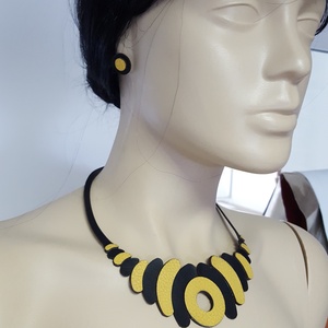 Afrodite egyedi tervezésű bőr nyaklánc -  - Meska.hu