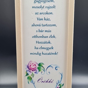 Virágszív esküvői bortartó köszönetajándék - Meska.hu
