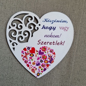 Hűtőmágnes Édesanyáknak, Otthon & Életmód, Konyhafelszerelés, tálalás, Konyhai dekoráció, Hűtőmágnes, Famegmunkálás, Fotó, grafika, rajz, illusztráció, MESKA