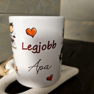 Legjobb Apa bögre - otthon & életmód - konyhafelszerelés, tálalás - tálalás - bögre & csésze - Meska.hu