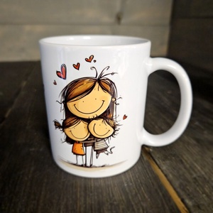 Legjobb Anya bögre, Otthon & Életmód, Konyhafelszerelés, tálalás, Tálalás, Bögre & Csésze, Famegmunkálás, Fotó, grafika, rajz, illusztráció, MESKA