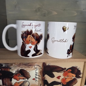 Örökké együtt bögre és kiskanál szett díszdobozban - esküvő - emlék & ajándék - doboz - Meska.hu Örökké együtt bögre és kiskanál szett díszdobozban - esküvő - emlék & ajándék - doboz - Meska.hu