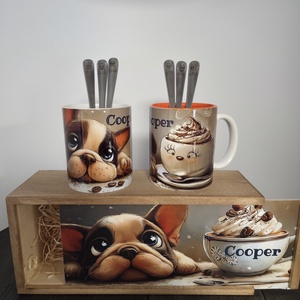 Bulldog bögre és kiskanál szett díszdobozban - otthon & életmód - kisállatoknak - más házikedvenceknek - Meska.hu Bulldog bögre és kiskanál szett díszdobozban - otthon & életmód - kisállatoknak - más házikedvenceknek - Meska.hu