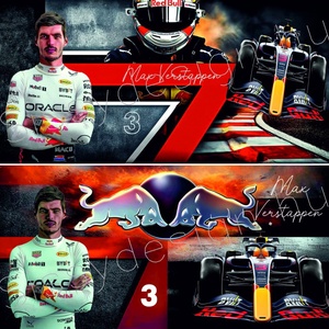 F1 Max Verstappen ajándékcsomag - művészet - sport relikviák - Meska.hu