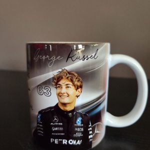 F1 George Russel bögre rajongóknak - Meska.hu