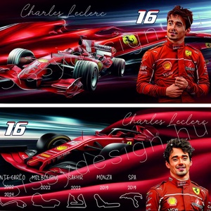 F1 Charles Leclerc ajándékcsomag rajongóknak - otthon & életmód - konyhafelszerelés, tálalás - tálalás - bögre & csésze - Meska.hu