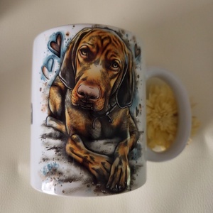 Vizsla kutyás cuki bögre - Meska.hu