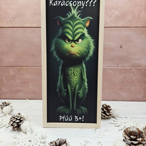 Grincs karácsony italos ajándék díszdoboz - Meska.hu
