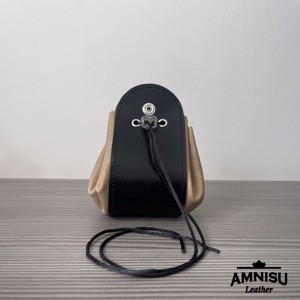 Fekete - bézs bőr 2in1 szütyő és kockatálca M8031-9003 - játék & sport - szerepjáték - Meska.hu