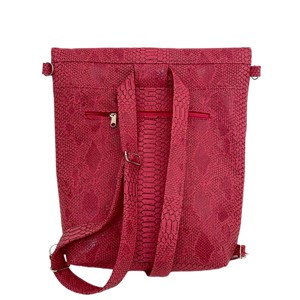 SuziartBag Pink kígyómintás 2in1 hátizsák - táska & tok - kézitáska & válltáska - válltáska - Meska.hu
