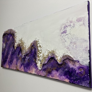 Absztrakt festmény  - művészet - festmény - akril - Meska.hu