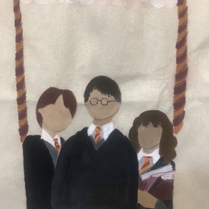 Harry Potter festett vászontáska - táska & tok - bevásárlás & shopper táska - shopper, textiltáska, szatyor - Meska.hu