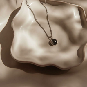 Material Memory -necklace- jewelry made of moments  - baba - mama - babaemlékek - baba emlékőrző - Meska.hu