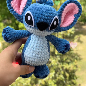 Stitch figura - játék & sport - plüssállat & játékfigura - kutya - Meska.hu