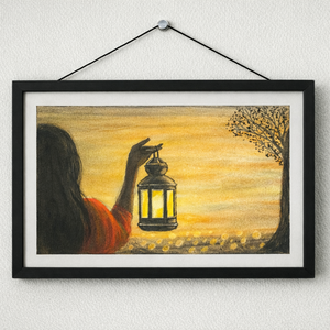 A fény útján, lélekből!, Művészet, Festmény, Festmény vegyes technika, Festészet, MESKA