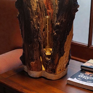 Üreges mandulafaág hangulatlámpa, Otthon & Életmód, Lámpa, Hangulatlámpa, Famegmunkálás, MESKA