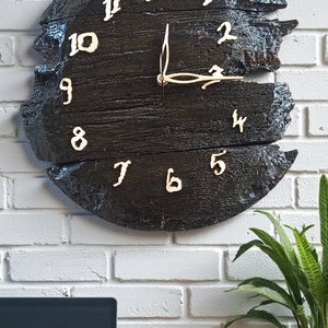 Falióra 40cm, Otthon & Életmód, Dekoráció, Fali és függő dekoráció, Falióra & óra, Famegmunkálás, MESKA