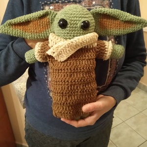 yoda baba - játék & sport - plüssállat & játékfigura - plüss mesefigurák - Meska.hu
