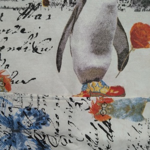 Konyhakötény  - macskás, pingvines, Eiffel torony mintás - otthon & életmód - konyhafelszerelés, tálalás - konyhai textil - kötény - Meska.hu