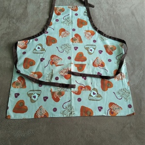 Konyhai gyerekkötény -  szívecske mintás - Meska.hu