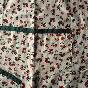 Kötény gomba  mintás - otthon & életmód - konyhafelszerelés, tálalás - konyhai textil - kötény - Meska.hu