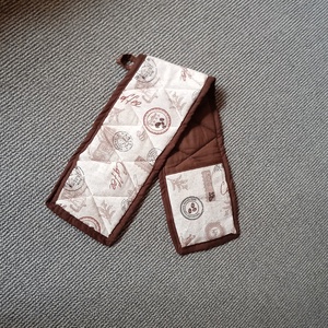 Tepsifogó kávé és amerikai konyha mintás - otthon & életmód - konyhafelszerelés, tálalás - konyhai textil - edényfogó & edényfedő - Meska.hu