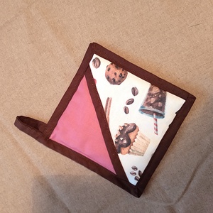 Fedőfogó - edényfogó , muffin és süti mintás - otthon & életmód - konyhafelszerelés, tálalás - konyhai textil - edényfogó & edényfedő - Meska.hu