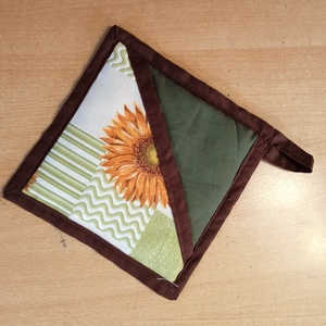 Fedőfogó - edényfogó napraforgó mintás, Otthon & Életmód, Konyhafelszerelés, tálalás, Konyhai textil, Edényfogó & Edényfedő, , MESKA