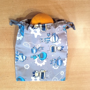 Robotos nasi tasak, öko szendvics tasak, snack bag - táska & tok - bevásárlás & shopper táska - kenyeres zsák - Meska.hu