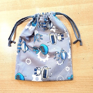 Robotos nasi tasak, öko szendvics tasak, snack bag - Meska.hu