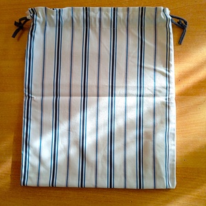 Kenyeres zsák - kék csíkos mintás - táska & tok - bevásárlás & shopper táska - kenyeres zsák - Meska.hu