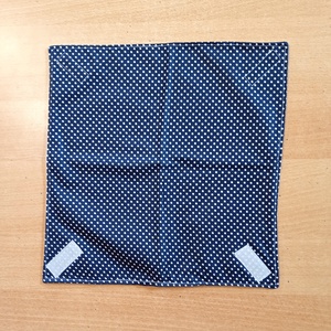 Öko szendvicscsomagoló,  újra szalvéta  - kék pöttyös  - táska & tok - uzsonna- & ebéd tartó - szendvics csomagoló - Meska.hu