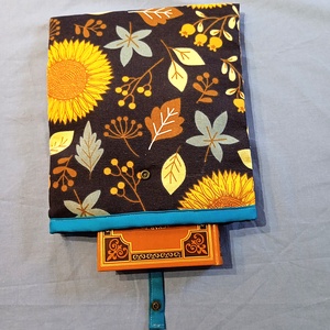 Könyvtok - őszies levelek - könyv & zene - könyvtok - Meska.hu