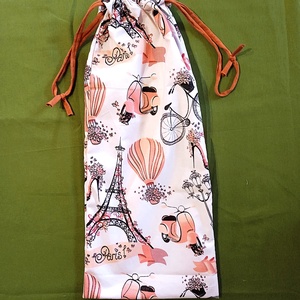 Frissentartó bagett tasak - francia hangulatú  - Meska.hu