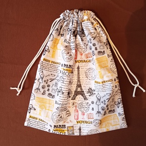 Kenyeres zsák - Párizs mintás, Táska & Tok, Bevásárlás & Shopper táska, Kenyeres zsák, , MESKA