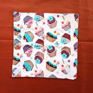 Öko szendvicscsomagoló, újraszalvéta - színes muffinok - táska & tok - uzsonna- & ebéd tartó - szendvics csomagoló - Meska.hu