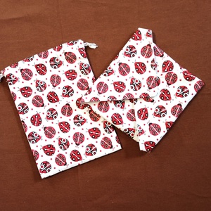 Katica mintás, mosható uzsonnacsomagoló szett - ékszer - karóra és ékszeróra - zsebóra - Meska.hu