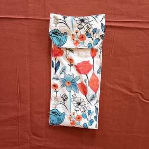 Evőeszköz tartó tok - vadvirág mintás - táska & tok - uzsonna- & ebéd tartó - evőeszköz tartó - Meska.hu