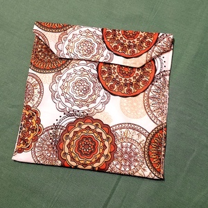 Tépőzáras snackbag,  uzsonnatasak, szendvics tartó - mandala mintás - táska & tok - bevásárlás & shopper táska - kenyeres zsák - Meska.hu