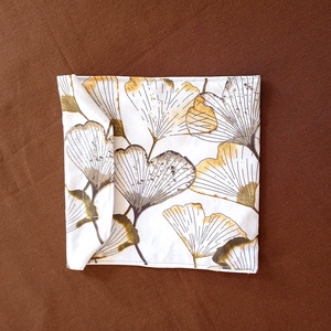 Tépőzáras snackbag,  uzsonnatasak, szendvics tartó -ginko biloba - táska & tok - bevásárlás & shopper táska - kenyeres zsák - Meska.hu